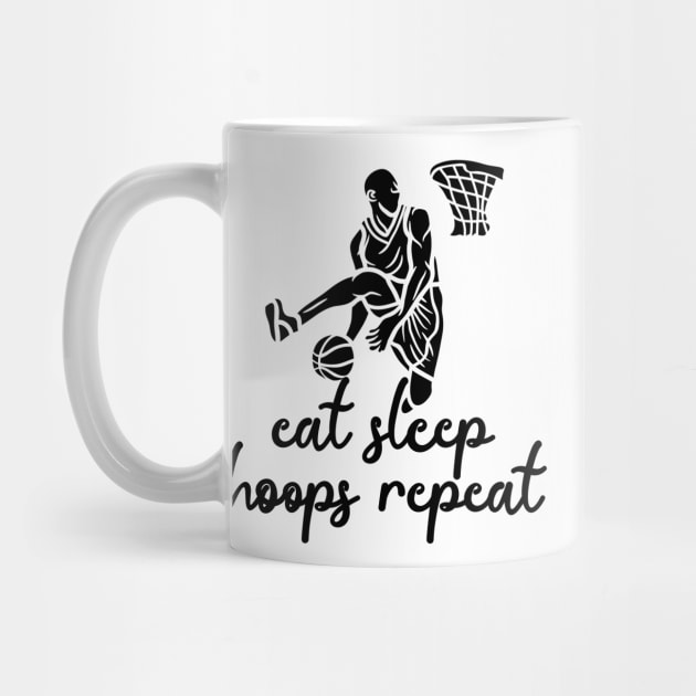 Eat Sleep Hoops Repeat by nextneveldesign